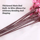10PCS Artificial Peach Blossom Branches Realistic Pink for Wedding