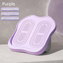 Portable Folding Stretch Board Fitness Pedal Slant Calf Ligament Trainer Tool - Purple