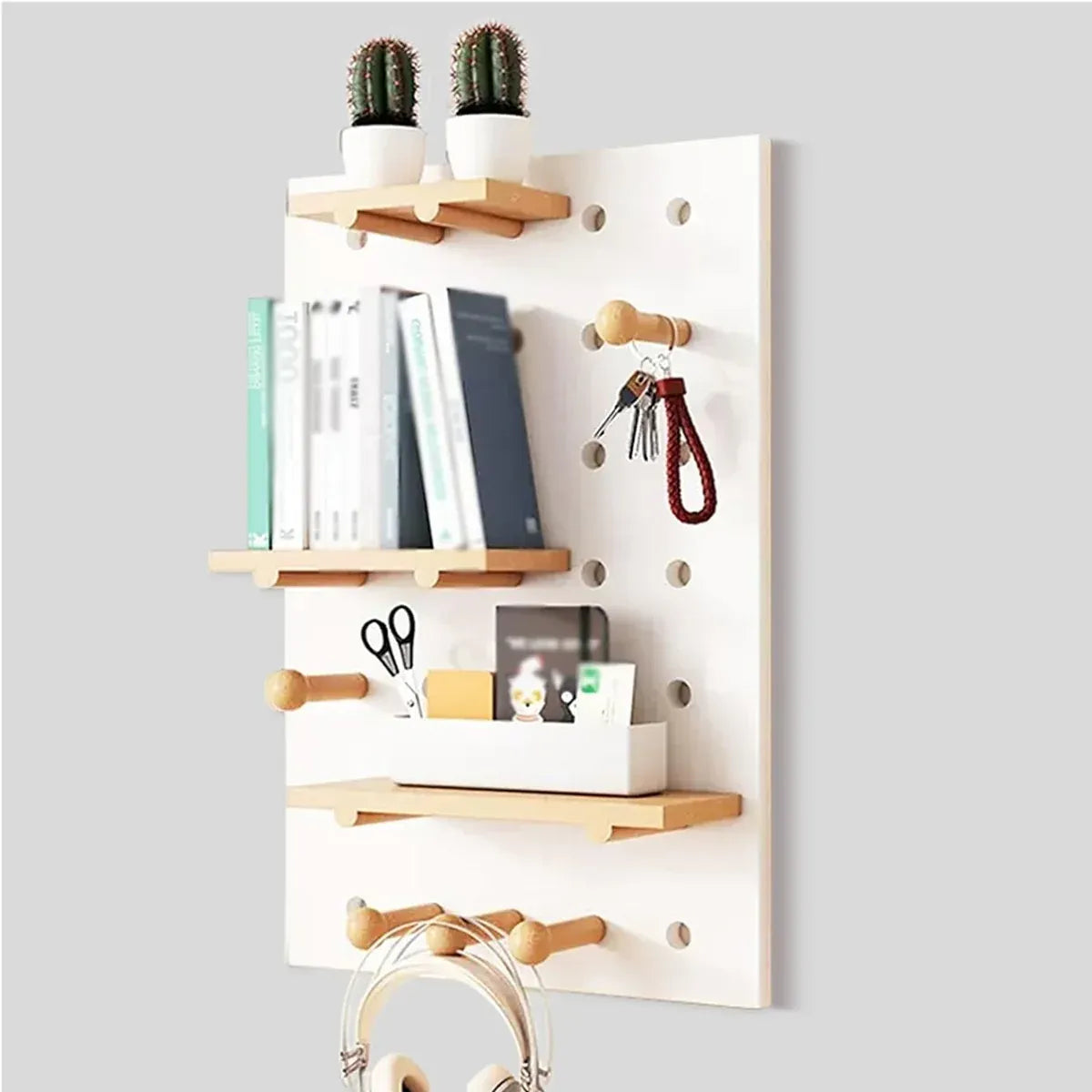 Wall Storage Shelf Panel Display Rack Cave Style Porch Shelf For Home Decoration - Arch