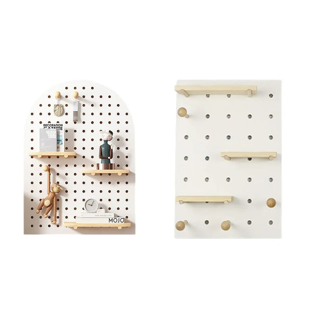 Wall Storage Shelf Panel Display Rack Cave Style Porch Shelf For Home Decoration - Square