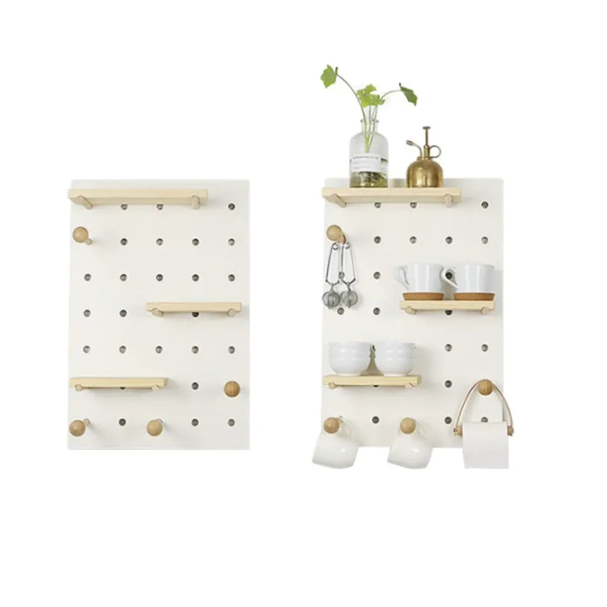 Wall Storage Shelf Panel Display Rack Cave Style Porch Shelf For Home Decoration - Square