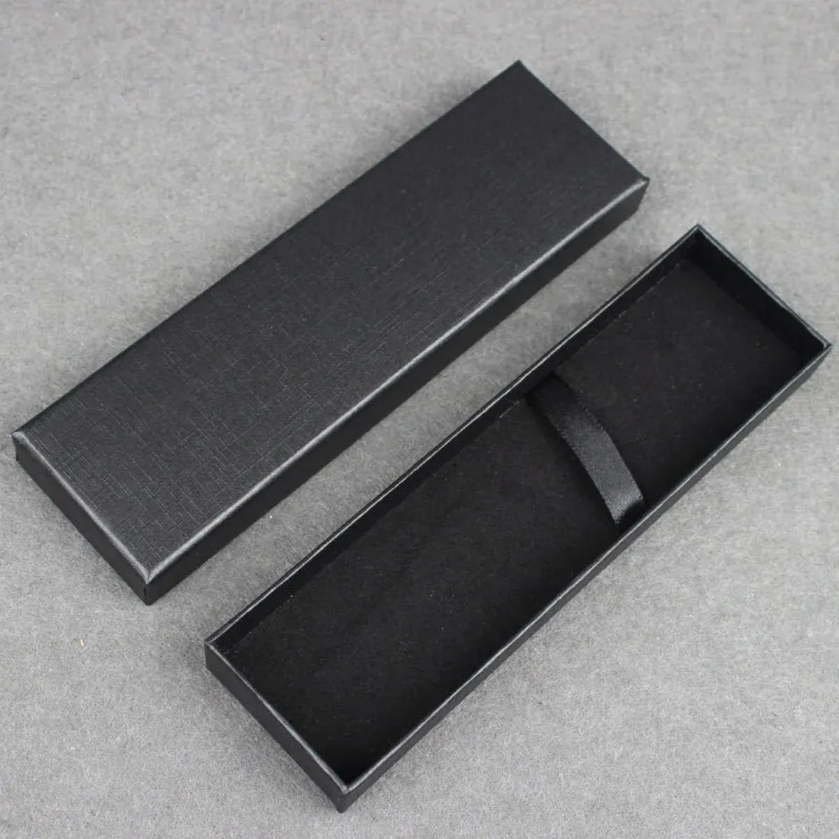 Black Pen Gift Box Set 20pcs Clamshell Storage Case for Fountain Ballpoint