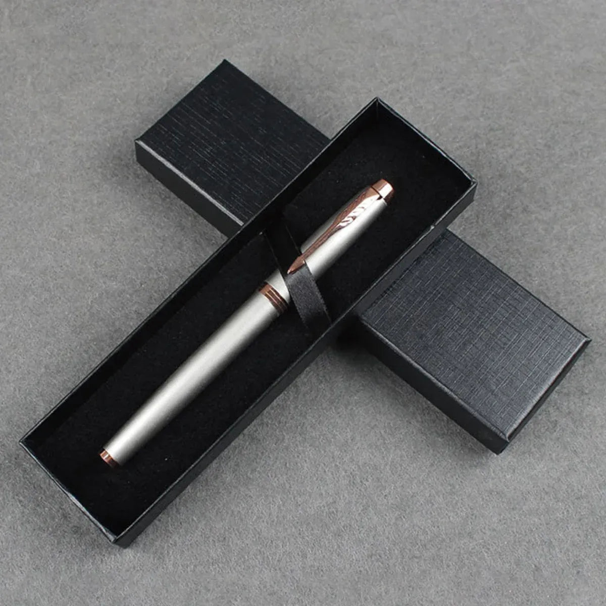 Black Pen Gift Box Set 20pcs Clamshell Storage Case for Fountain Ballpoint