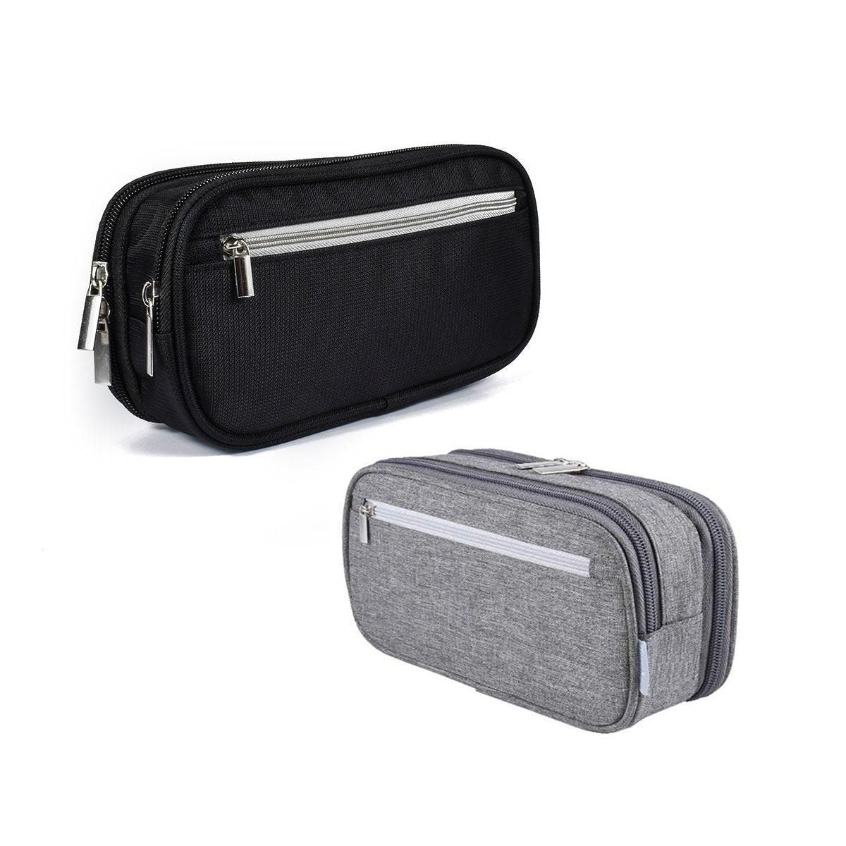 2pcs Large Capacity Multifunctional Pencil Case Storage Bag for School Office