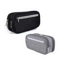 2pcs Large Capacity Multifunctional Pencil Case Storage Bag for School Office