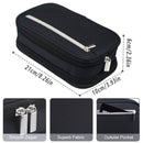 2pcs Large Capacity Multifunctional Pencil Case Storage Bag for School Office