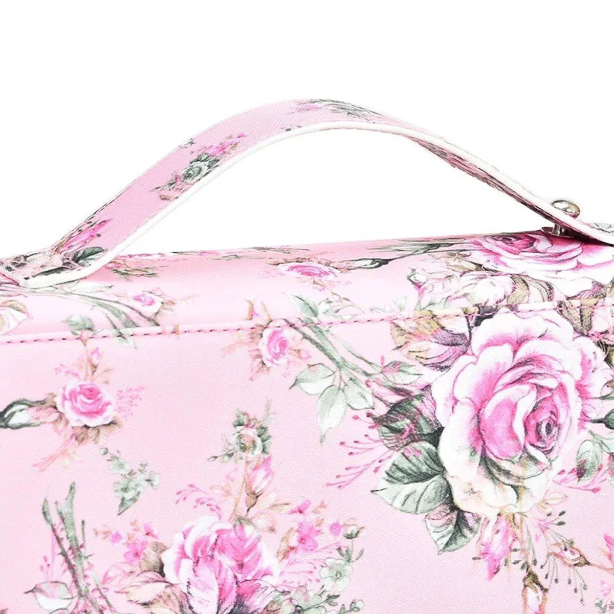 200 Slots Large Capacity Pencil Case Rose Foundation Student Stationery Bag