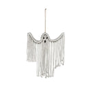 Halloween Ghost Hanging Decoration Handwoven Cotton for Home Party Yard Porch