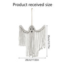 Halloween Ghost Hanging Decoration Handwoven Cotton for Home Party Yard Porch