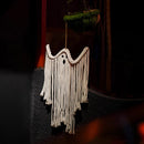 Halloween Ghost Hanging Decoration Handwoven Cotton for Home Party Yard Porch