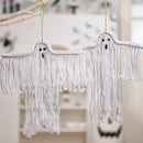 Halloween Ghost Hanging Decoration Handwoven Cotton for Home Party Yard Porch