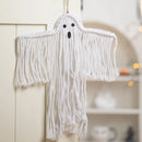 Halloween Ghost Hanging Decoration Handwoven Cotton for Home Party Yard Porch