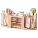 Plastic Rotating Pen Holder Multifunctional Storage for Pens Pencils Markers