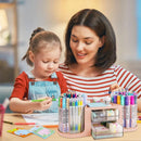 Plastic Rotating Pen Holder Multifunctional Storage for Pens Pencils Markers
