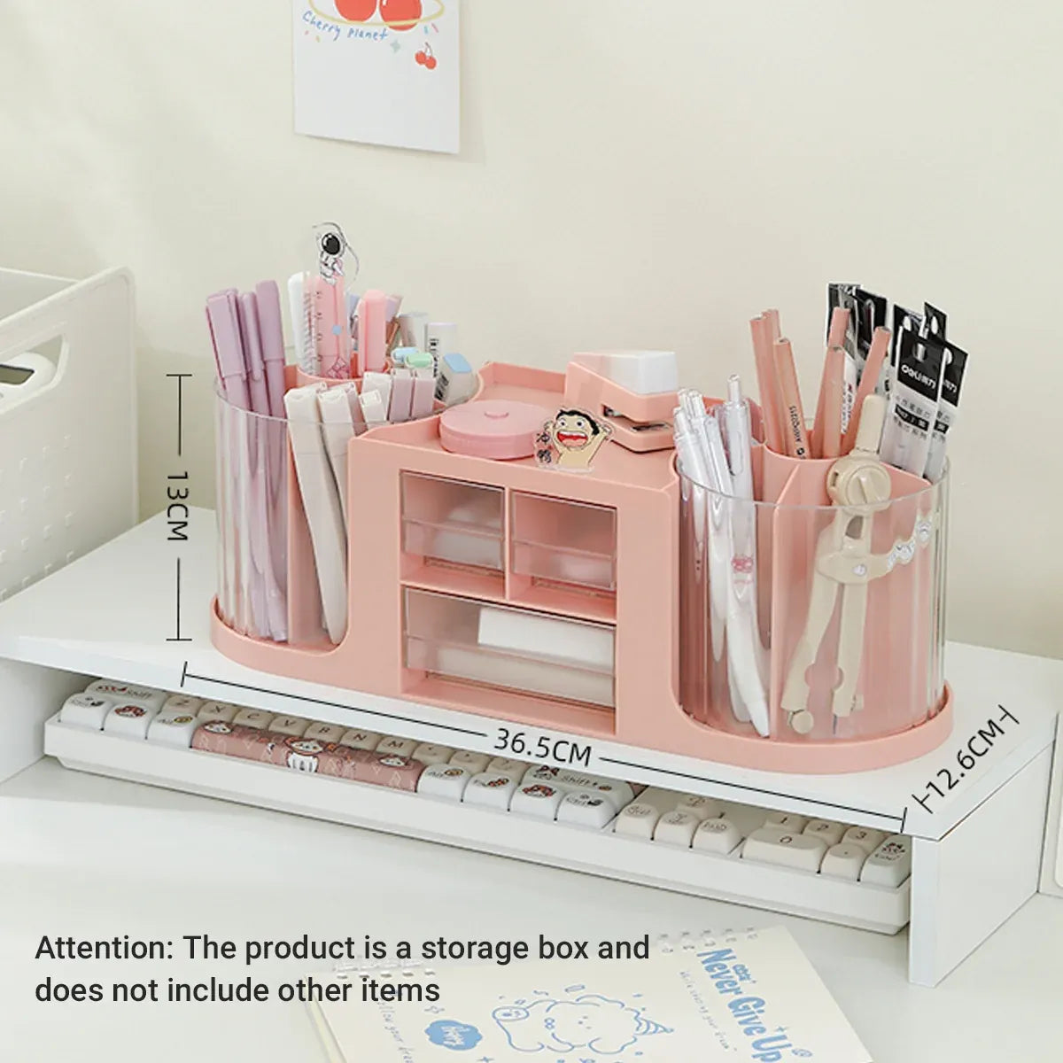 Plastic Rotating Pen Holder Multifunctional Storage for Pens Pencils Markers