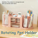 Plastic Rotating Pen Holder Multifunctional Storage for Pens Pencils Markers