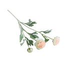 5pcs Artificial Peony Silk Flowers Bouquet Decor Faux Floral Arrangements - Champagne