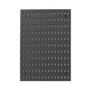 Clip-On Vertical Hole Board Desktop Organizer Punch-Free Office Partition Shelf - Black