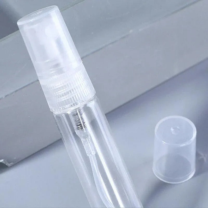 10Pcs Glass Perfume Bottles - 3/5/10ml with Atomizer Pump Spray - 3ML 10PCS