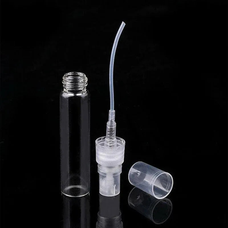 10Pcs Glass Perfume Bottles - 3/5/10ml with Atomizer Pump Spray - 3ML 10PCS