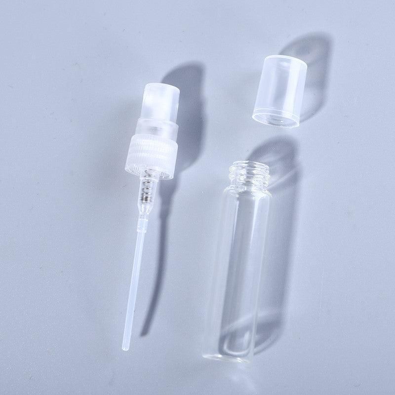 10Pcs Glass Perfume Bottles - 3/5/10ml with Atomizer Pump Spray - 3ML 10PCS