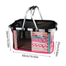 Pet Outdoor Carrying Baskets Portable Cat Dog Travel Bags Pet Carrier Breathable - Blue