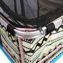 Pet Outdoor Carrying Baskets Portable Cat Dog Travel Bags Pet Carrier Breathable - Blue