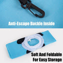 Portable One Shoulder Cat Dog Canvas Bag Breathable Pet Carrier for Travel - Blue