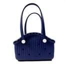 Pet Basket Outdoor Portable Large Capacity Standard Pets Durable Breathable - Dark Blue