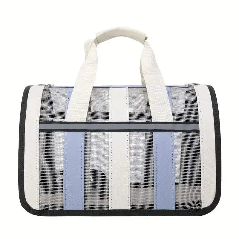 Pet Carrier Bag Portable Travel Cat Tote Bag Soft Breathable Cat Bag for Outdoor - Green