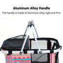 Pet Outdoor Carrying Baskets Portable Cat Dog Travel Bags Pet Carrier Breathable - Red