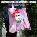Portable One Shoulder Cat Dog Canvas Bag Breathable Pet Carrier for Travel - Yellow