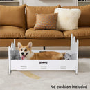 Wooden Cat Bed White Wooden Cat Bed Pet Cat and Dog Bed Comfortable Durable