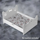 Wooden Cat Bed White Wooden Cat Bed Pet Cat and Dog Bed Comfortable Durable