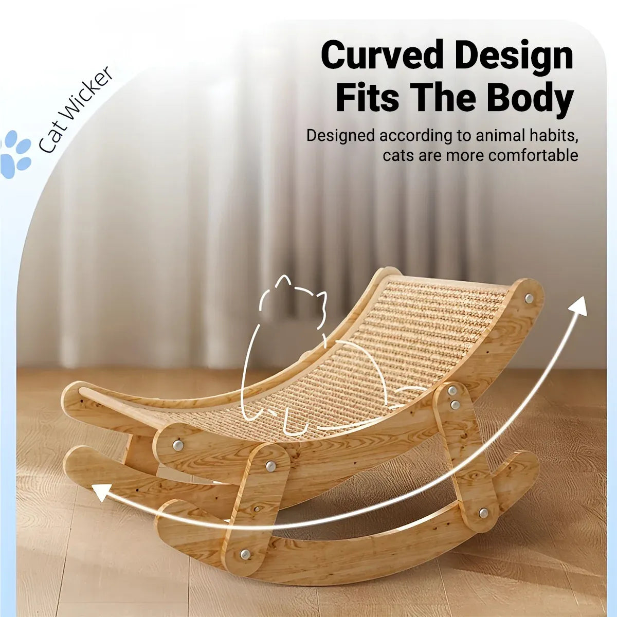 Cat Scratcher Cat Bed Lounge Chair Cradle Cat Chair Cardboard For Kittens