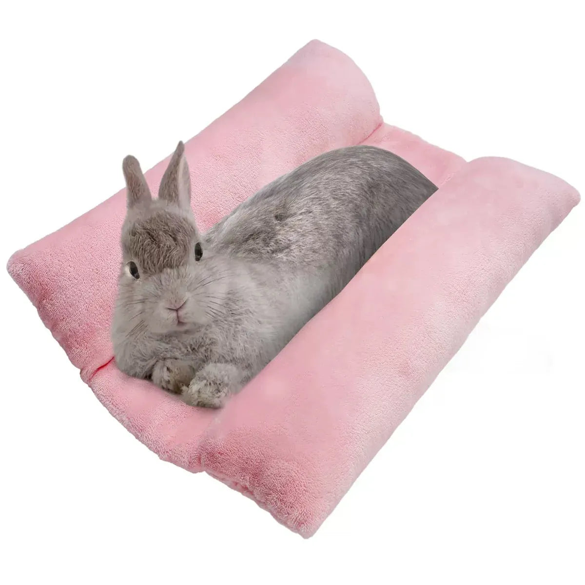 Small Animal Bed Cushion Plush Sleeping Mat for Pet Carrier Cage Nest Hamster - Pink
