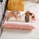 Small Animal Bed Cushion Plush Sleeping Mat for Pet Carrier Cage Nest Hamster - Pink