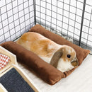 Small Animal Bed Cushion Plush Sleeping Mat for Pet Carrier Cage Nest Hamster - Pink