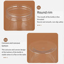 Wide Mouth Plastic Food Bottles 50pcs Transparent Sealed Storage Tanks Container - 8.5cm x 20cm