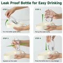 Pet Travel Water Food Cup for Dog Walking Leakproof Portable Lightweight Outdoor - Blue