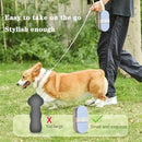 Pet Travel Water Food Cup for Dog Walking Leakproof Portable Lightweight Outdoor - Blue