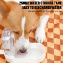 Pet Travel Water Food Cup for Dog Walking Leakproof Portable Lightweight Outdoor - Blue