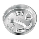 Large Capacity Stainless Steel Pet Slow Feeder Bowl Non-Slip Anti-Spill Durable