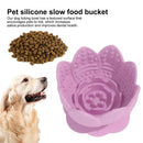 Shape Food Grade Material Dog Slow Feeder Bowl Non Slip Promote Healthy Eating