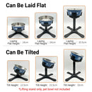 Elevated Dog Bowl Stand Raised Pet Feeder Tilted Non Slip Basin For Dogs Use