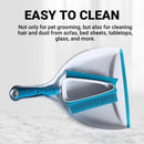 Multifunctional Pet Cleaning Hair Brush for Dogs Cats Removes Shedding Grooming - Coffee