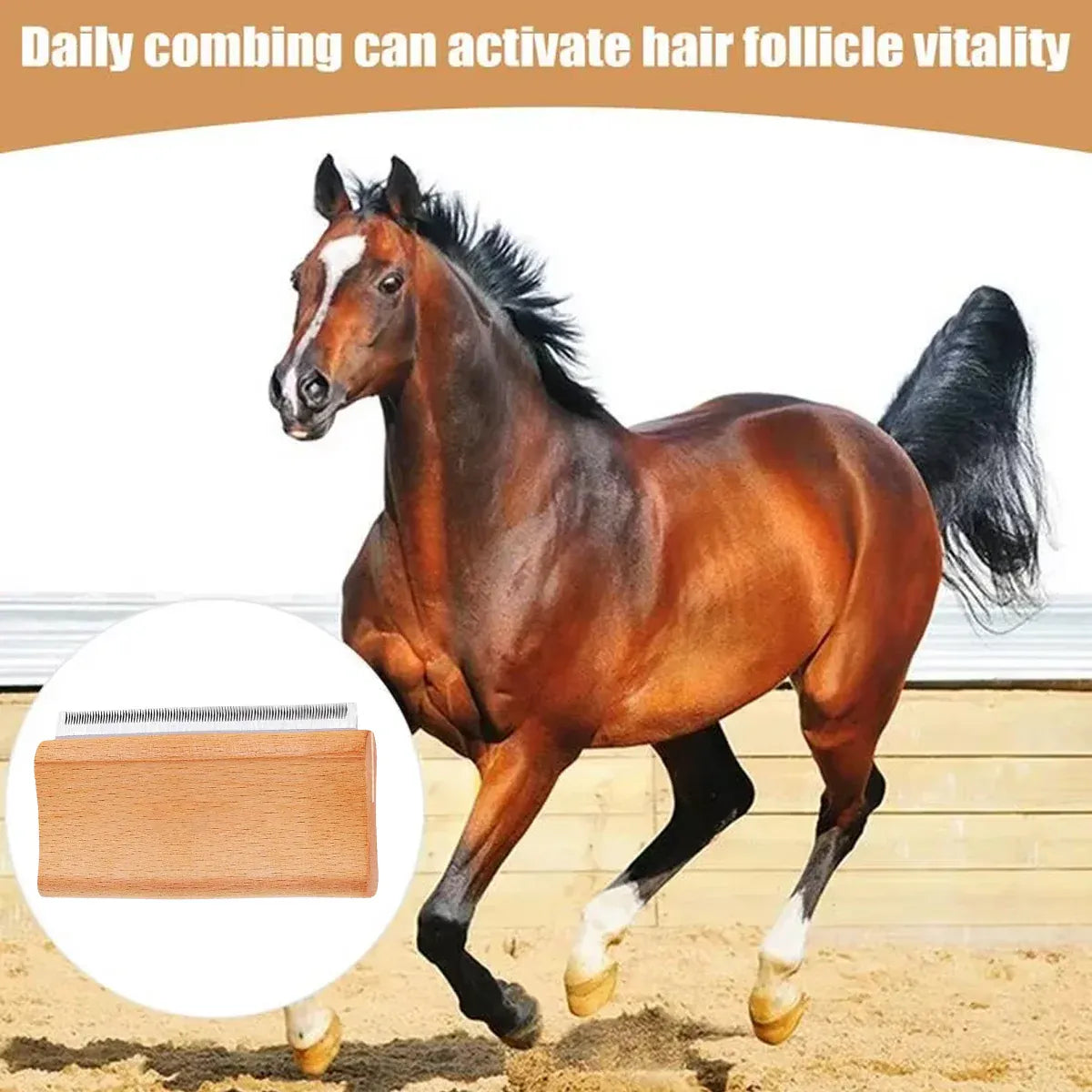 Pet Hair Brush for Dogs Cats Grooming Tool Shedding Brush Long Short Hair Use
