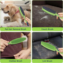 Pet Hair Removal Brush Multi-functional Cleaning Brush For Dog Cat Dust Removal - Red