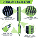 Pet Hair Removal Brush Multi-functional Cleaning Brush For Dog Cat Dust Removal - Red