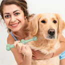 2PCS Pet Toothbrush Double for Dogs Cats Puppies Oral Hygiene Teeth Cleaning - Yellow